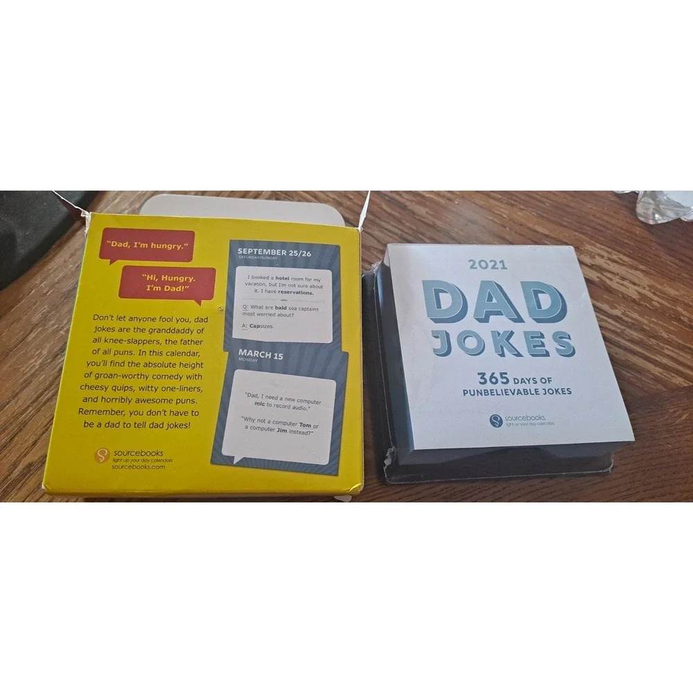 World's Best Dad Jokes Collection: 2021 Dad Jokes Boxed Calendar : 365 Days‎
